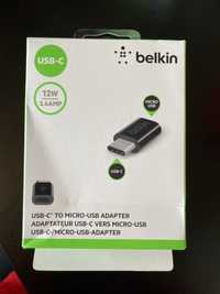 Адаптер Belkin usb-c to micro-usb
