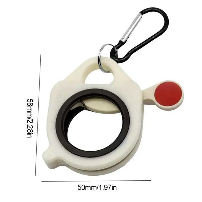 Fluorescencyjny organizer do opasek kablowych trytek