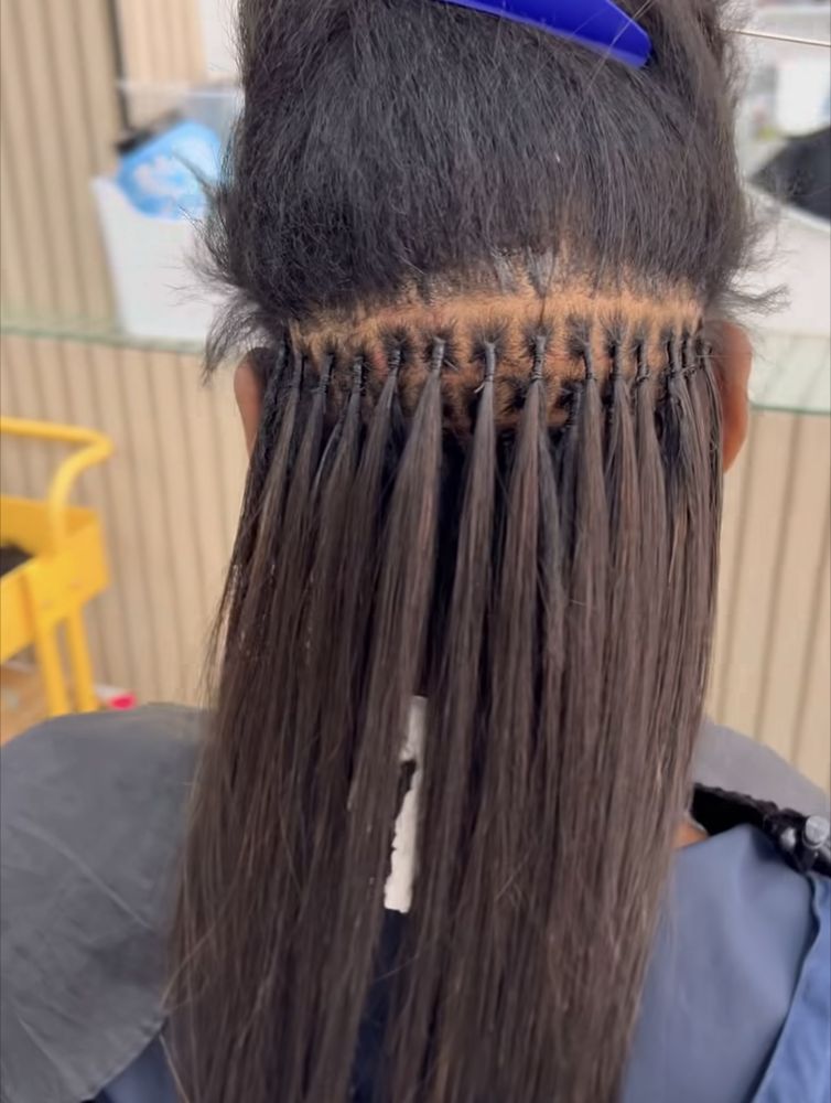 Aplicação de cabelo
