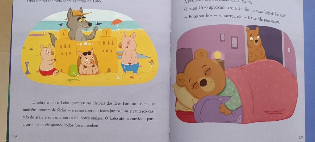 Livro Um mundo de Histórias e Fantasia - É hora de dormir