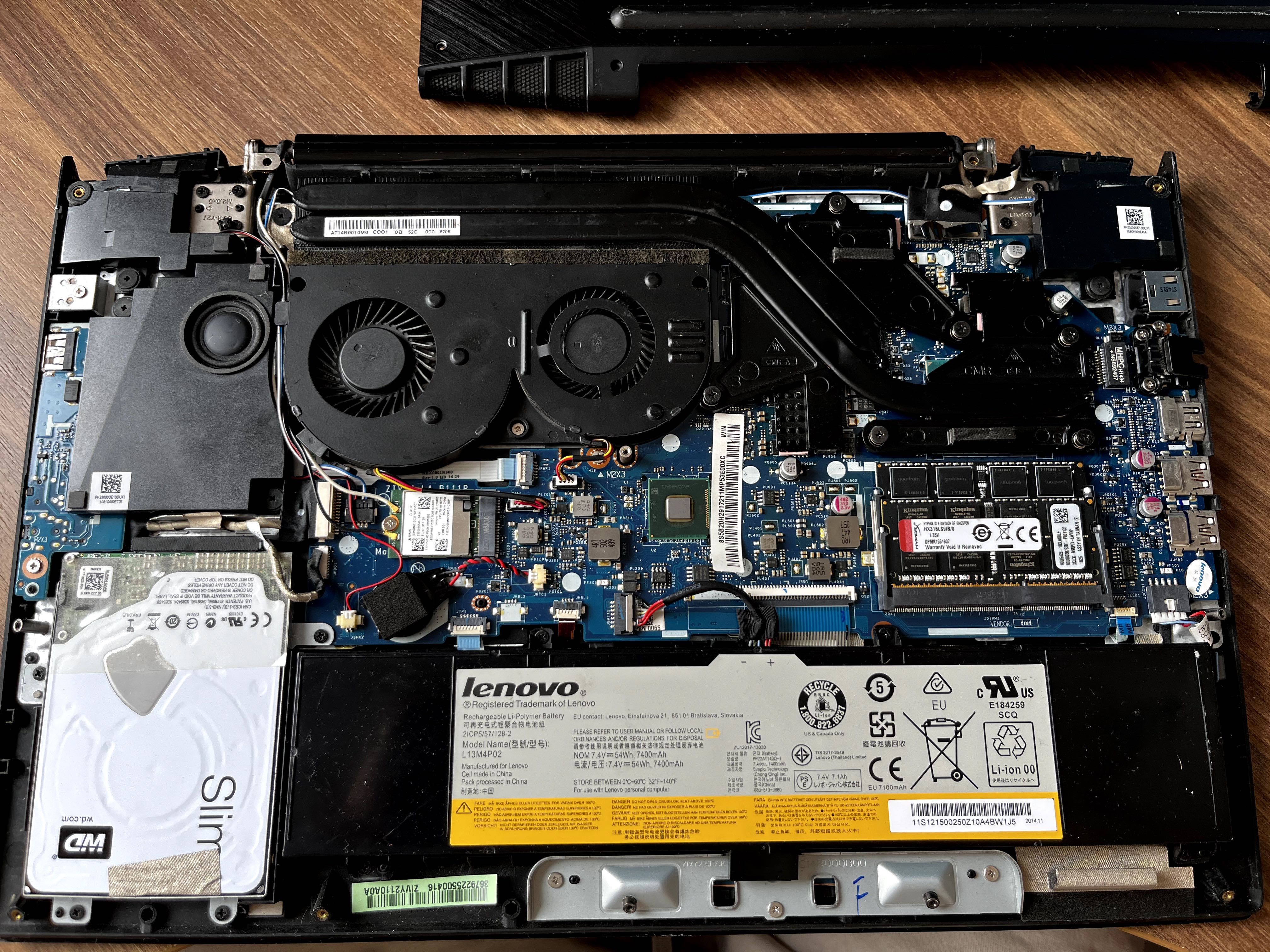 Laptop Lenovo Y50-70 i7 - 4720HQ 3,60 Ghz / GTX 960M / 16GB / 1 TB HDD