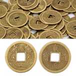 Фей Шуй монеты Два дракона d=22 мм , новые, 100 шт