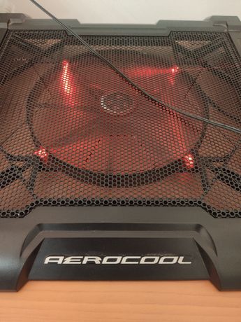Base suporte portátil Aerocool Strike-X X1 com LED Laptop Cooling Pad