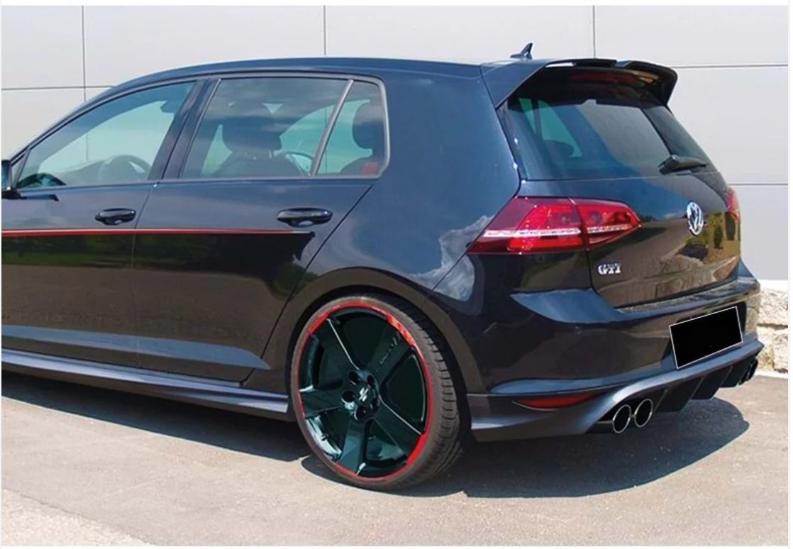 Spoiler / Aileron Estilo Oettinger VW Golf Mk7 GTI, GTD, GTE, R - novo