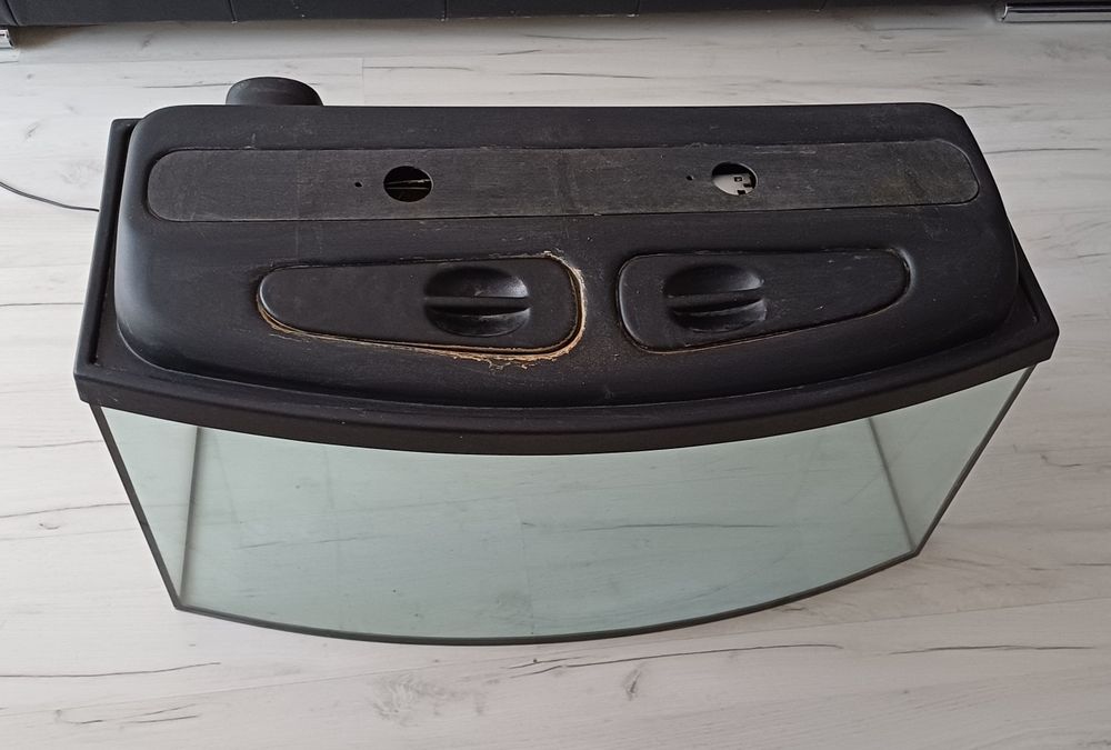 Akwarium panoramiczne z pokrywa 80cm 100L