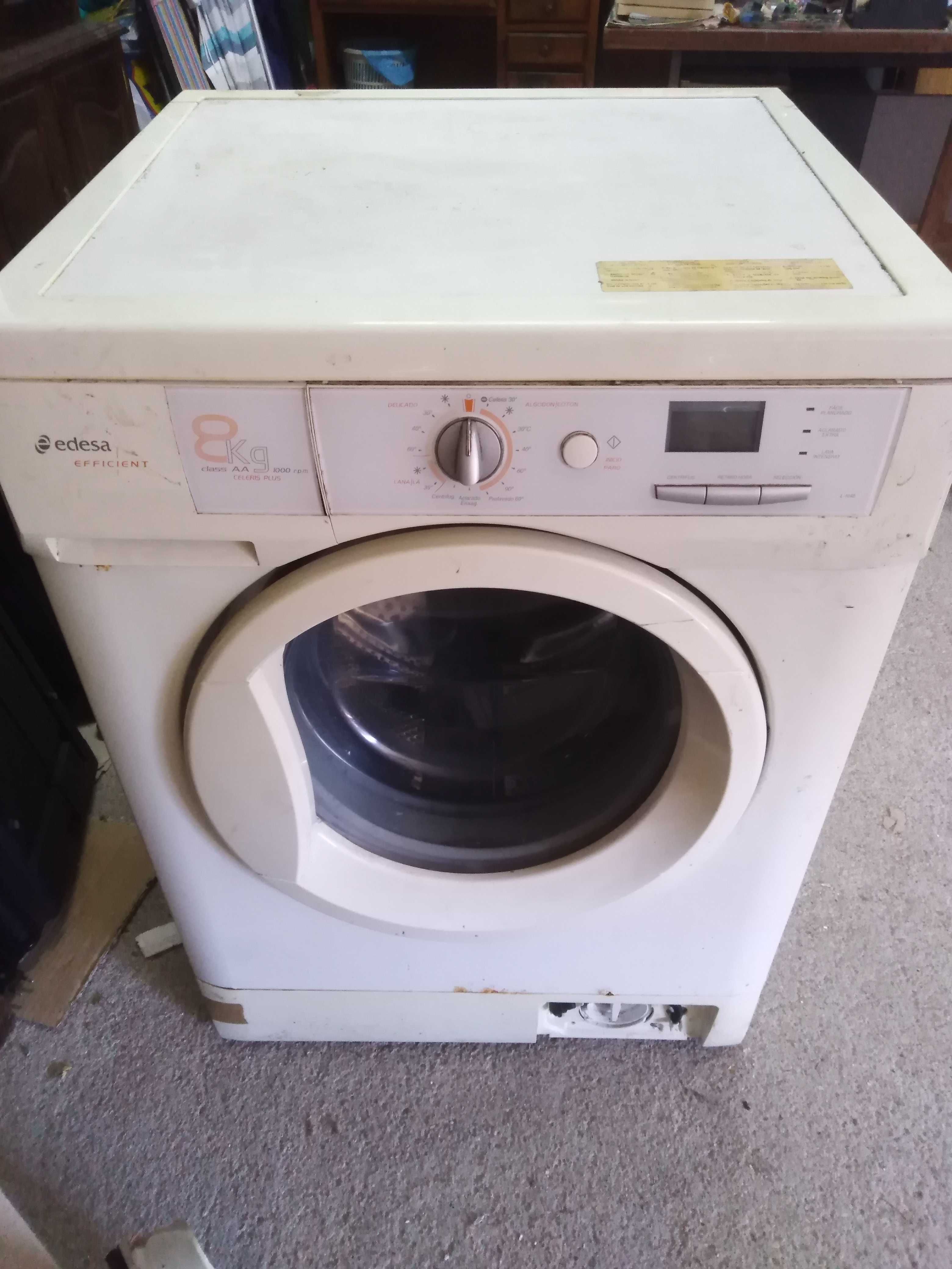 Máquina de lavar roupa edesa fagor 8kg, para peças