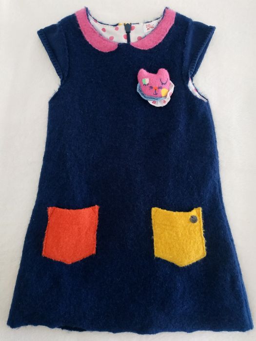 Vestido bebé menina DP...am 9 meses, 71 cm