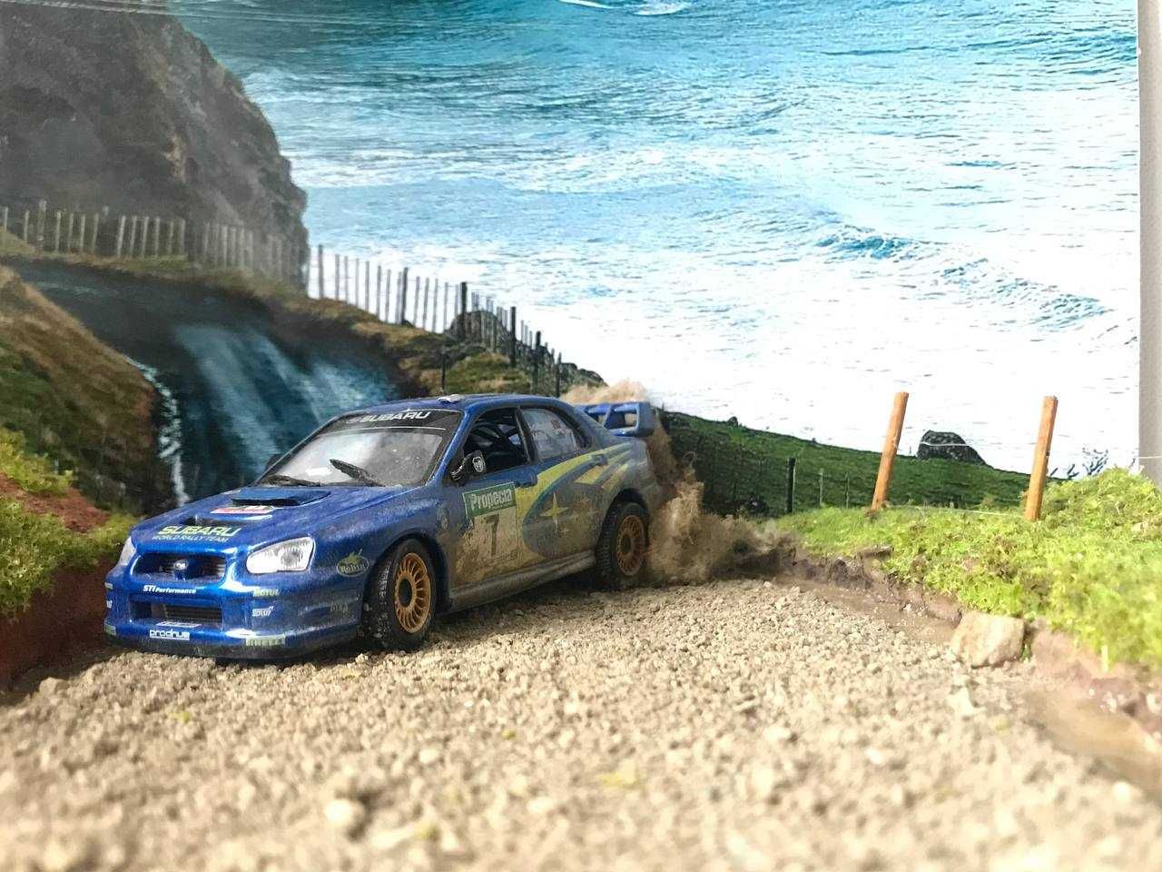 Діорама ручної роботи 1:43 Rally New Zealand Subaru Impreza WRC