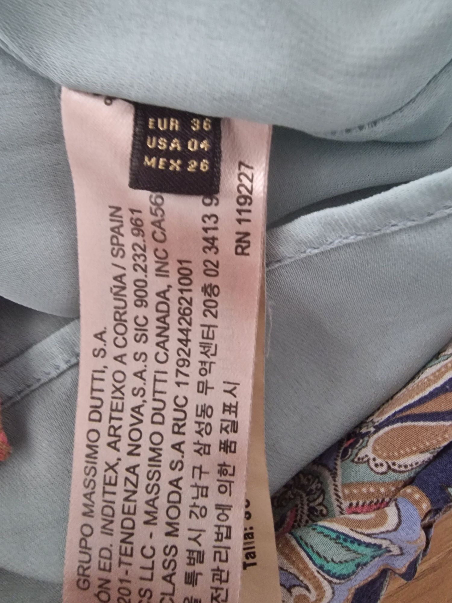 Sukienka Massimo Dutti rozmiar S
