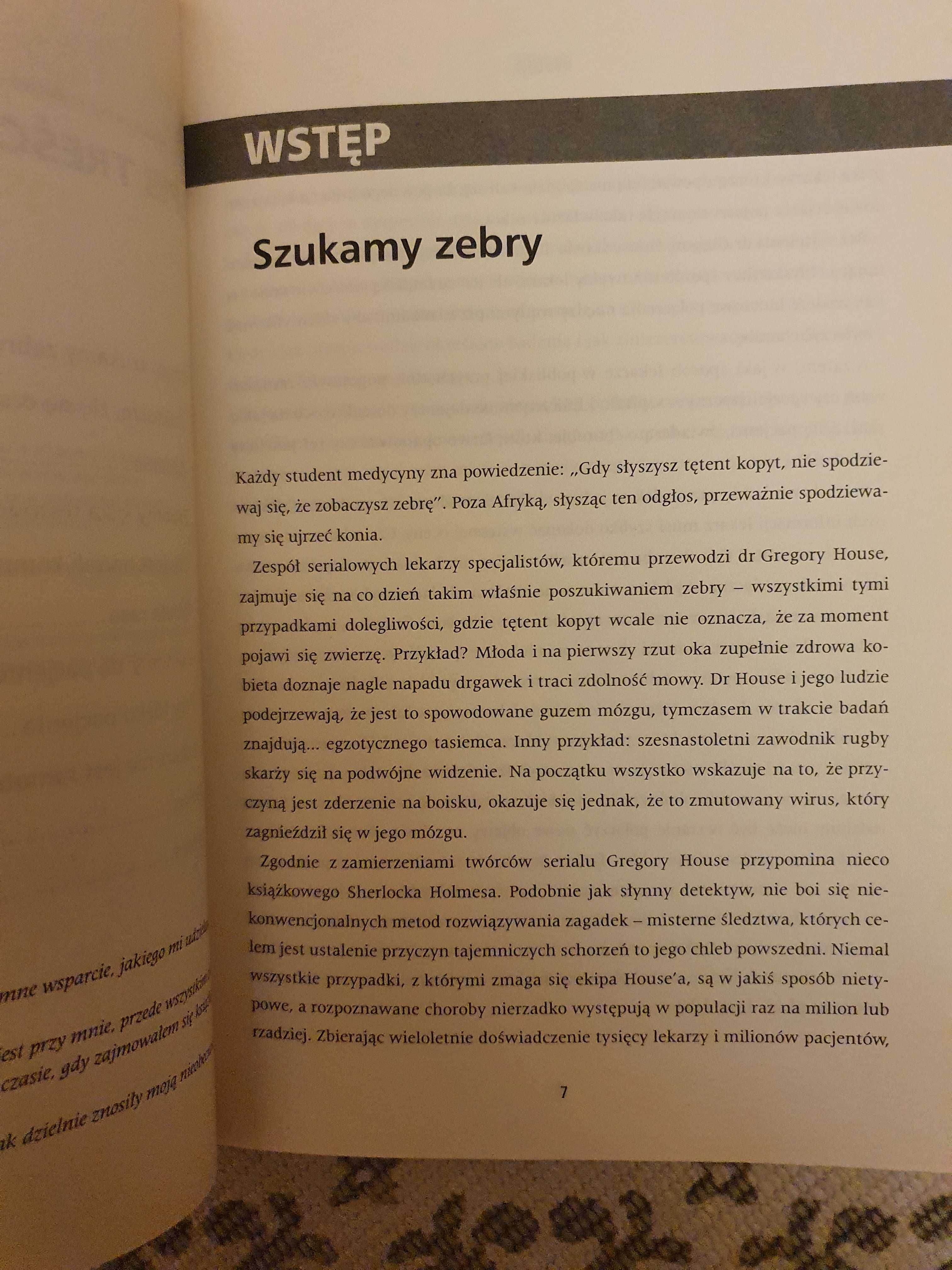książka "Co dr House wie o medycynie", Andrew Holtz