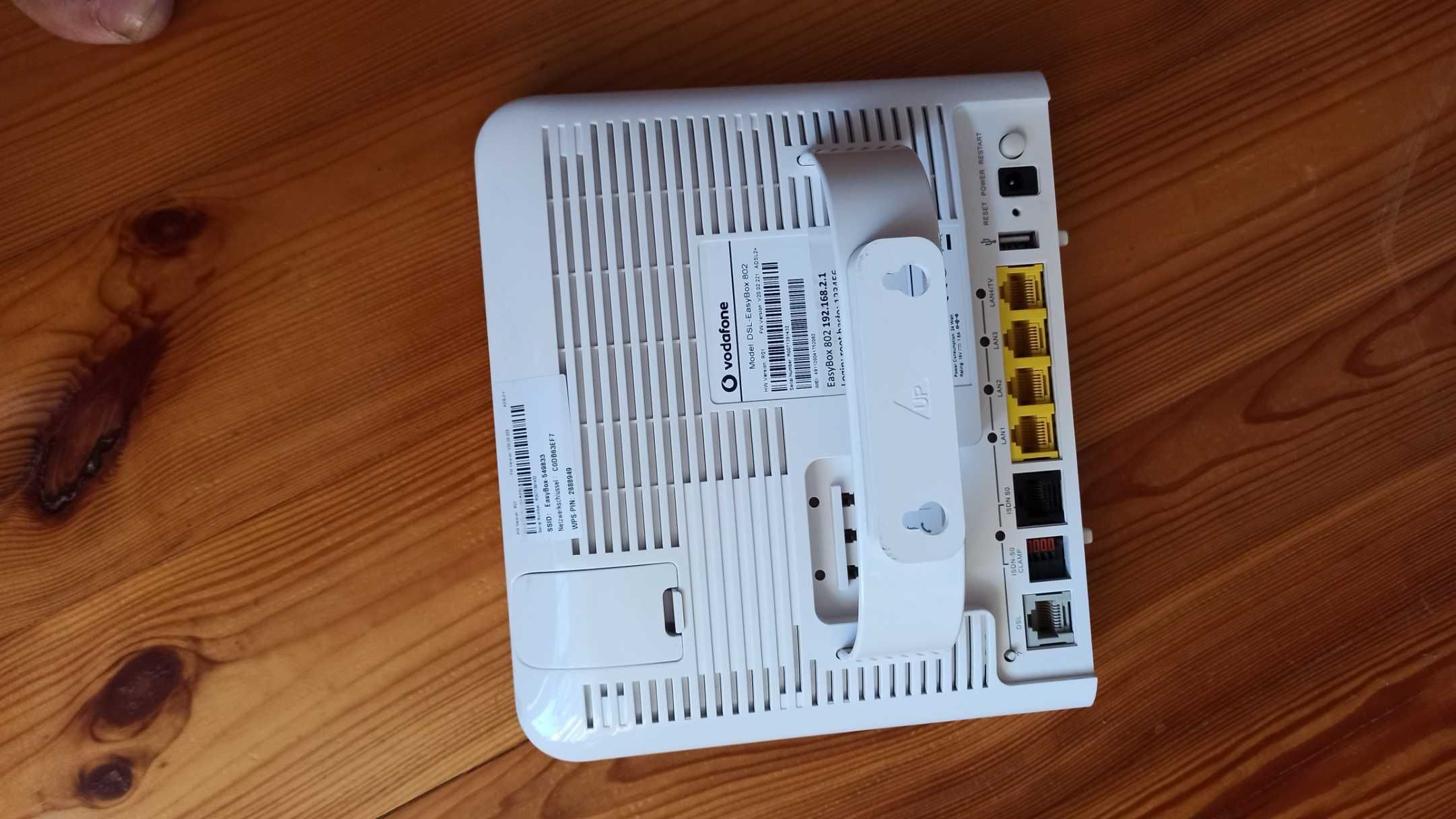 Router vodafone dsl-easybox 802