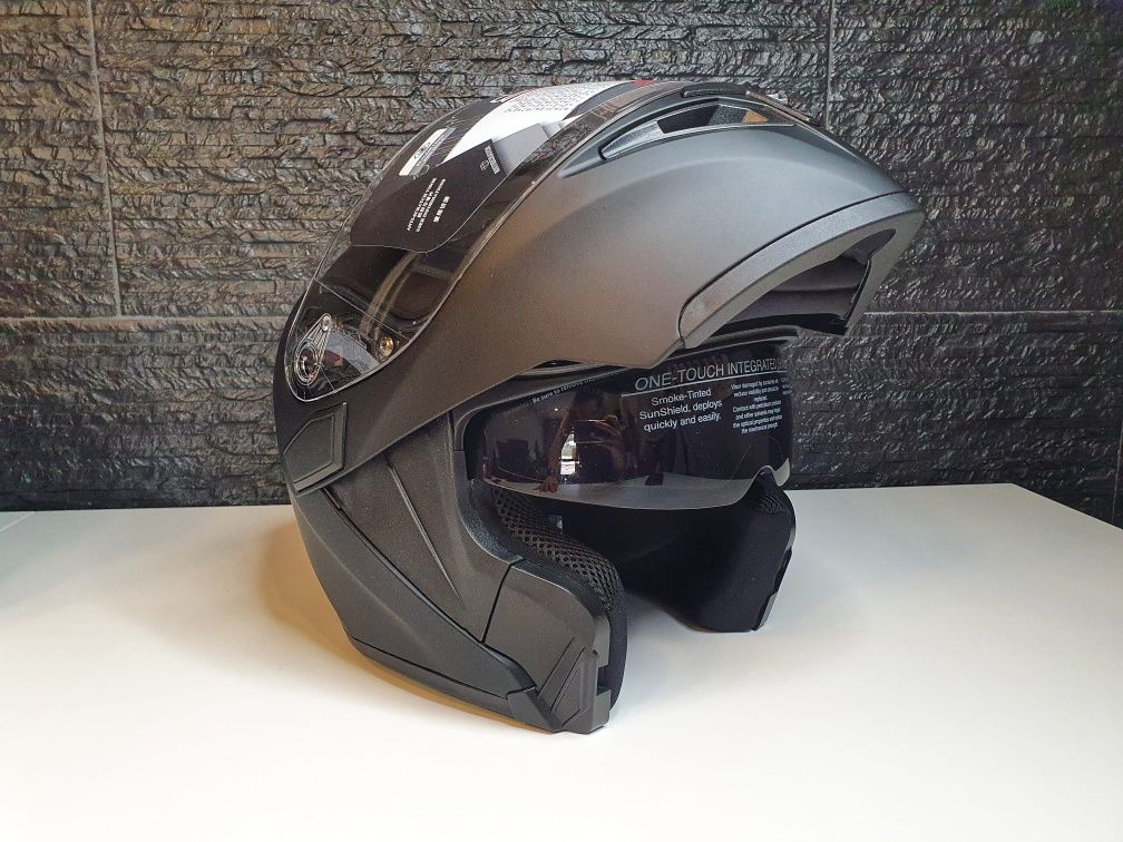 (NOVO) CAPACETE Modular Integral  Mota Scooter PCX Honda Forza