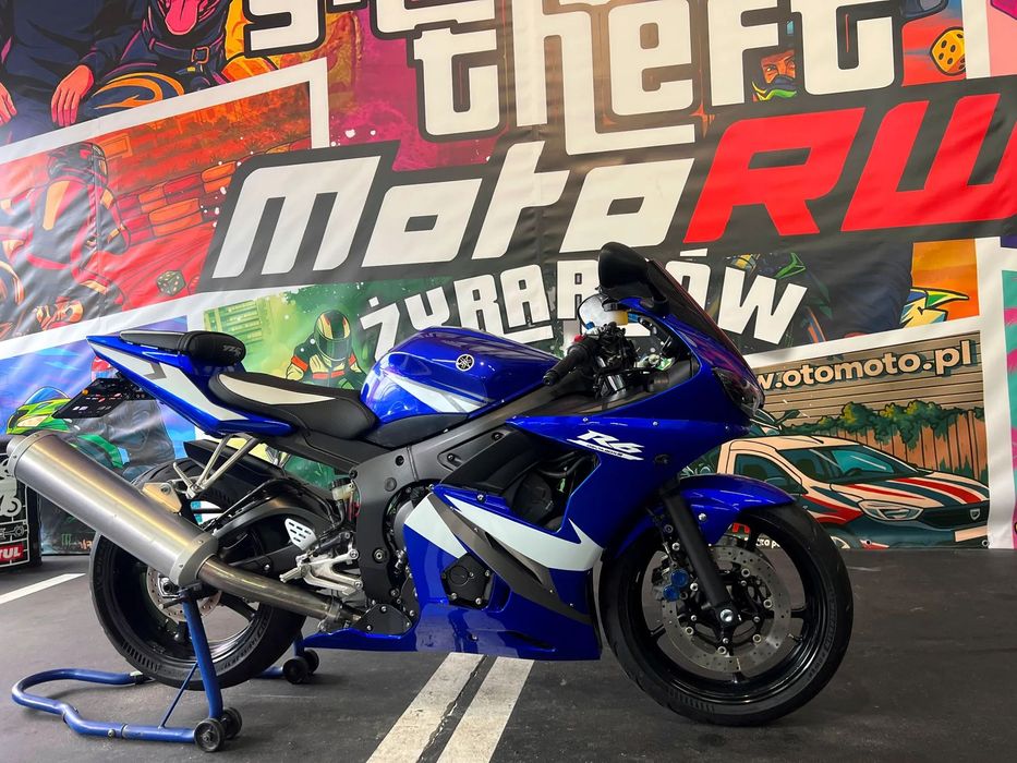 Yamaha R6 YZF R6 RJ09 Świetnie Zachowana Film MotoRW Transport