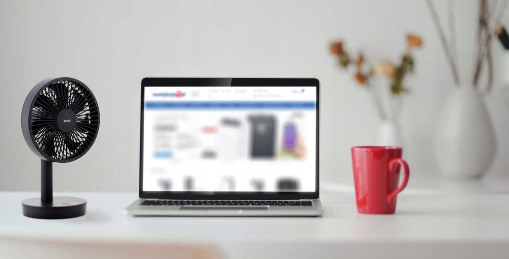 wentylator biurkowy wiatrak cichy bezprzewodowy akumulatorowy usb