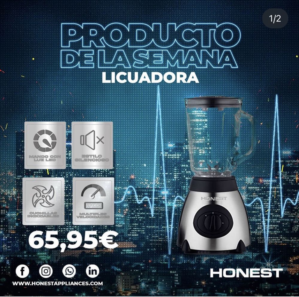 Liquidificadora Honest Nova