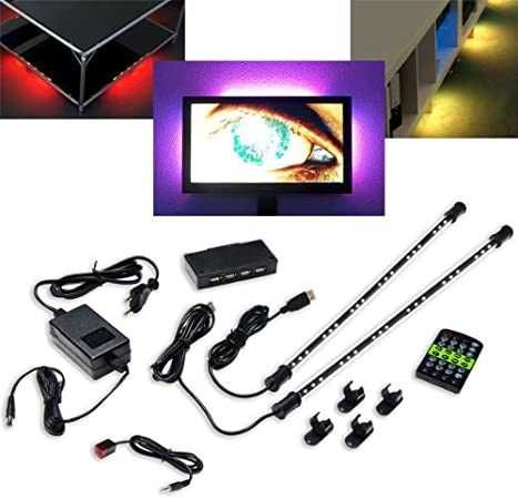 PILOT IR SET Revoltec Backlight LED SMD 09 RGB HUE Tuning PC MOD CAR