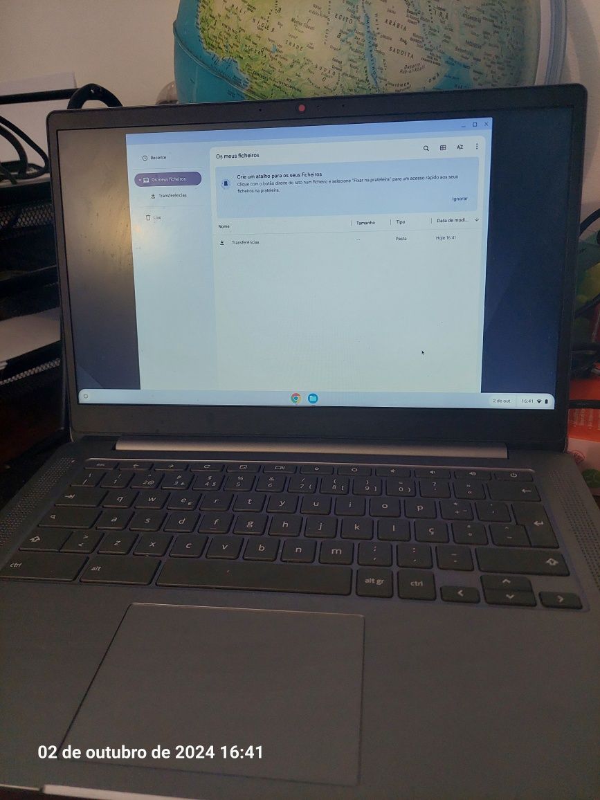 Computador portátil lenovo chromebook