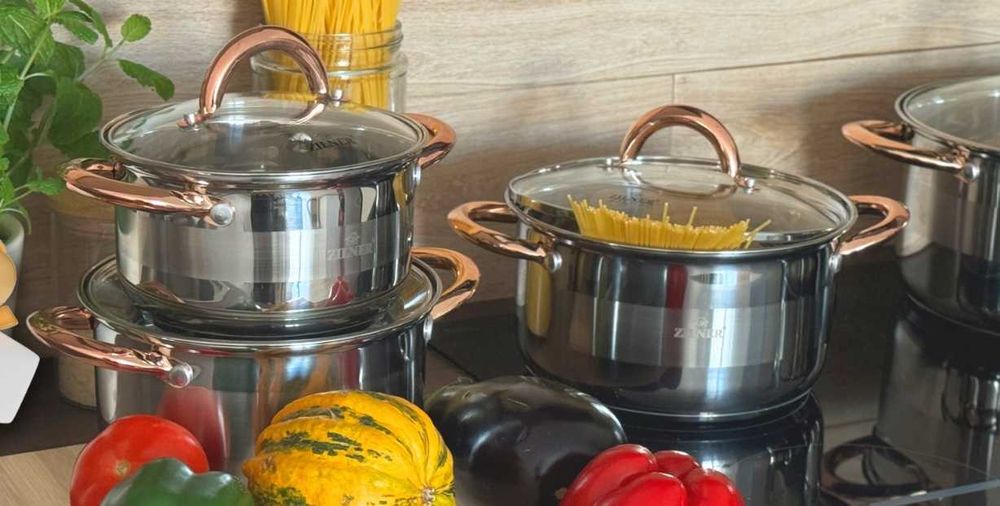 Komplet garnków wysokiej jakości 12 elementów HIT!