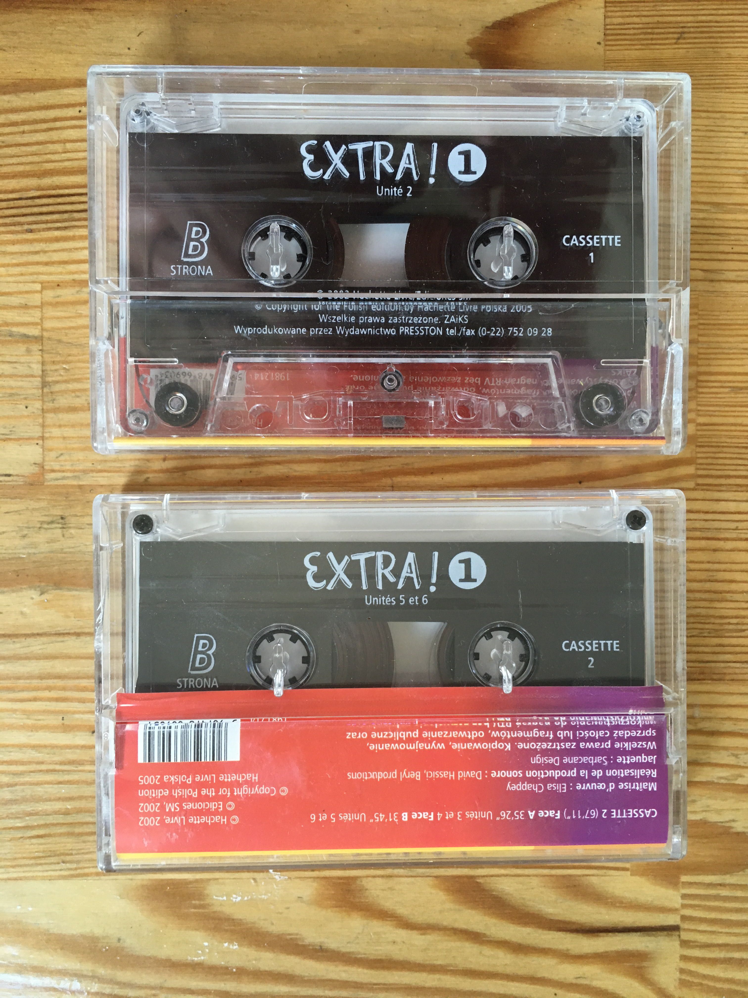 „Extra !” 1 kasety do podręcznika język francuski