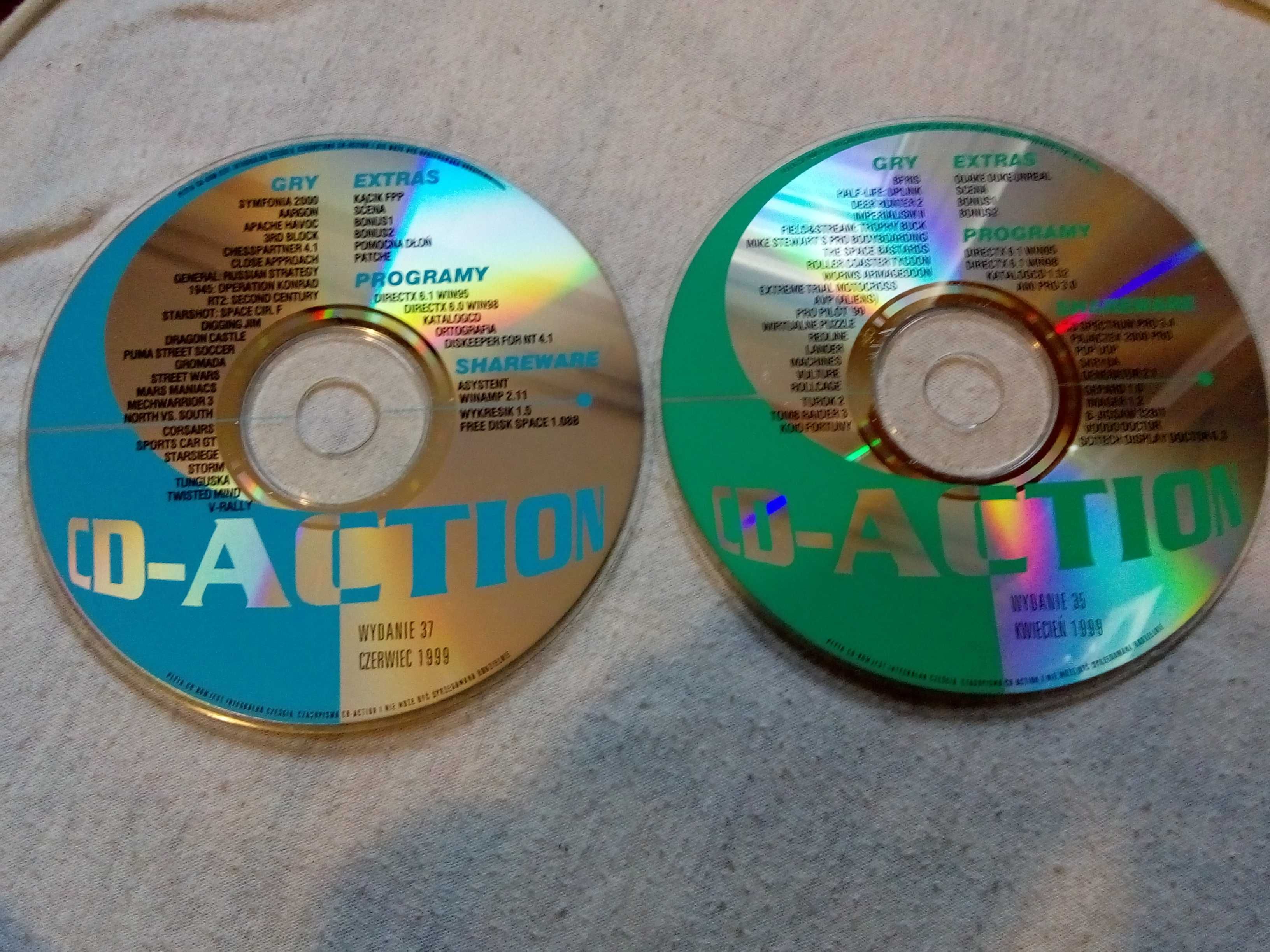 Płyty CD Action 1999 i 2000