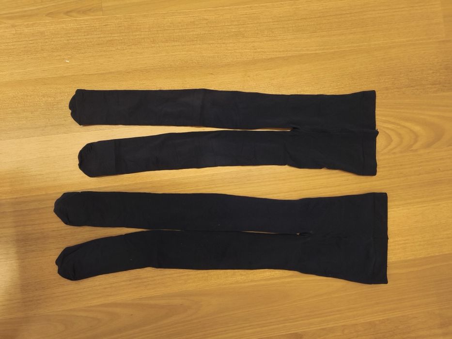Lote de 6 collants de menina Tam 12/14
