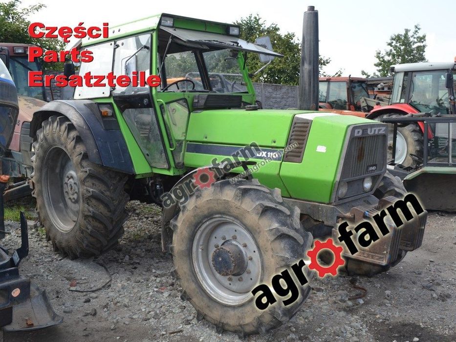 Deutz DX 110 części, skrzynia biegów, silnik, most