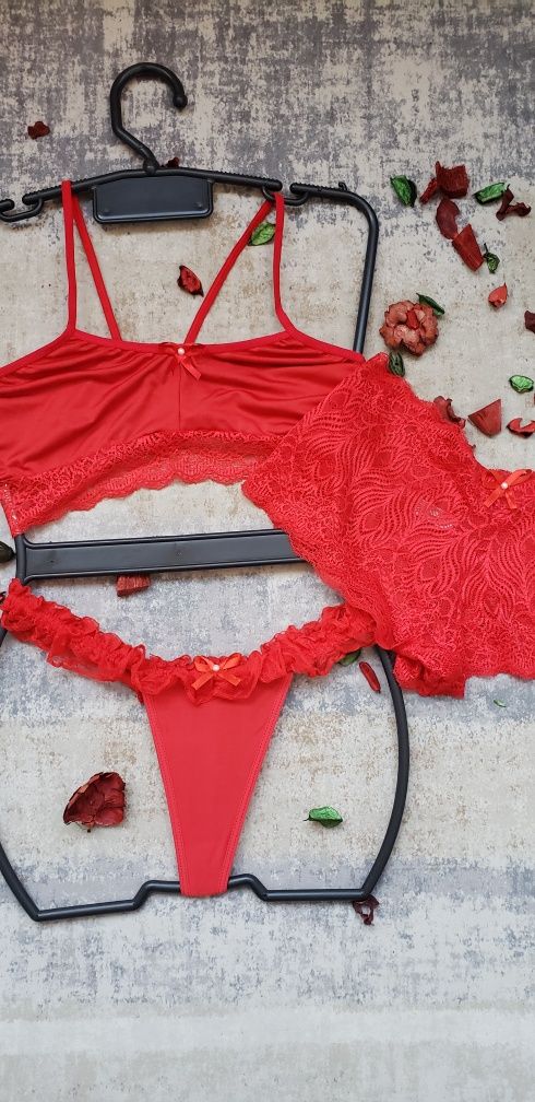 Conjuntos em lingerie (marca brasileira) 2 e 3 peças tamanho unico