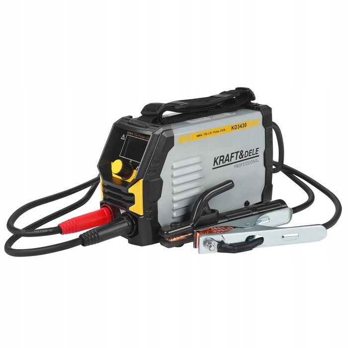 Spawarka inwertorowa 330A MMA, TIG LIFT, PULSE + kable Kraft&Dele