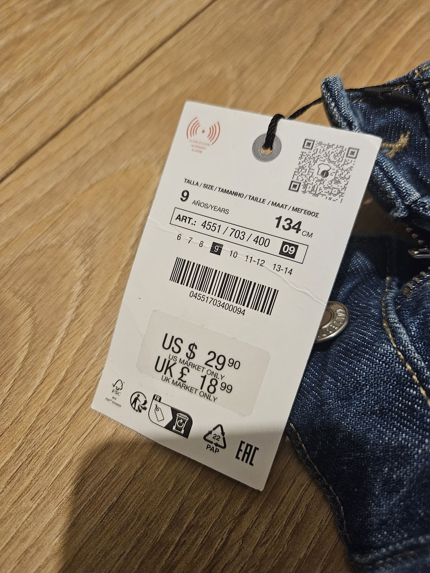 Spódniczka Zara rozm. 134 nowa