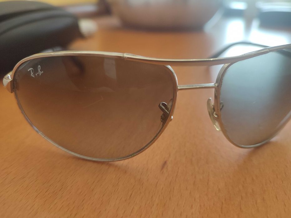 Óculos Ray- ban prateados