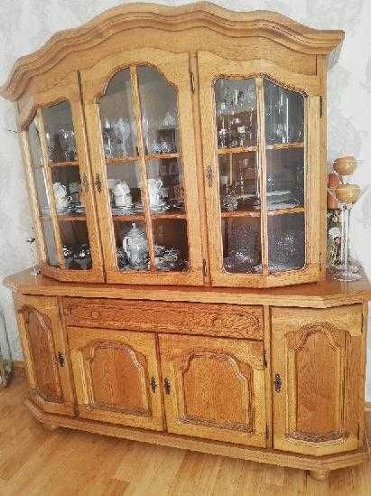 Meble Gdańskie Dębowe KPL. Stół ,Krzesła ,Komoda