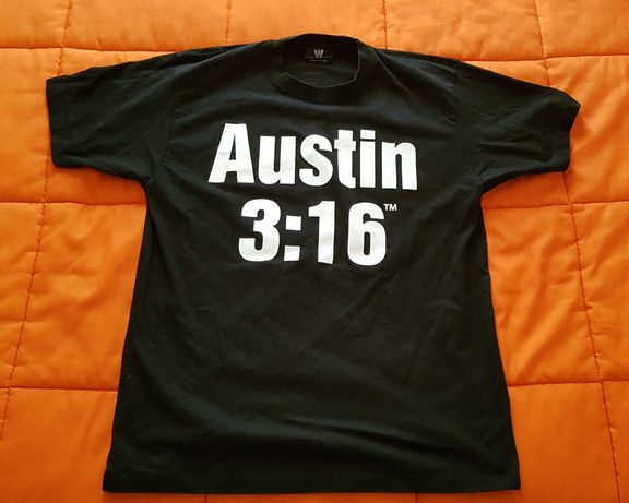 WWE Wresting Stone Cold Steve Austin "3:16" T-Shirt NOVA NUNCA USADA!
