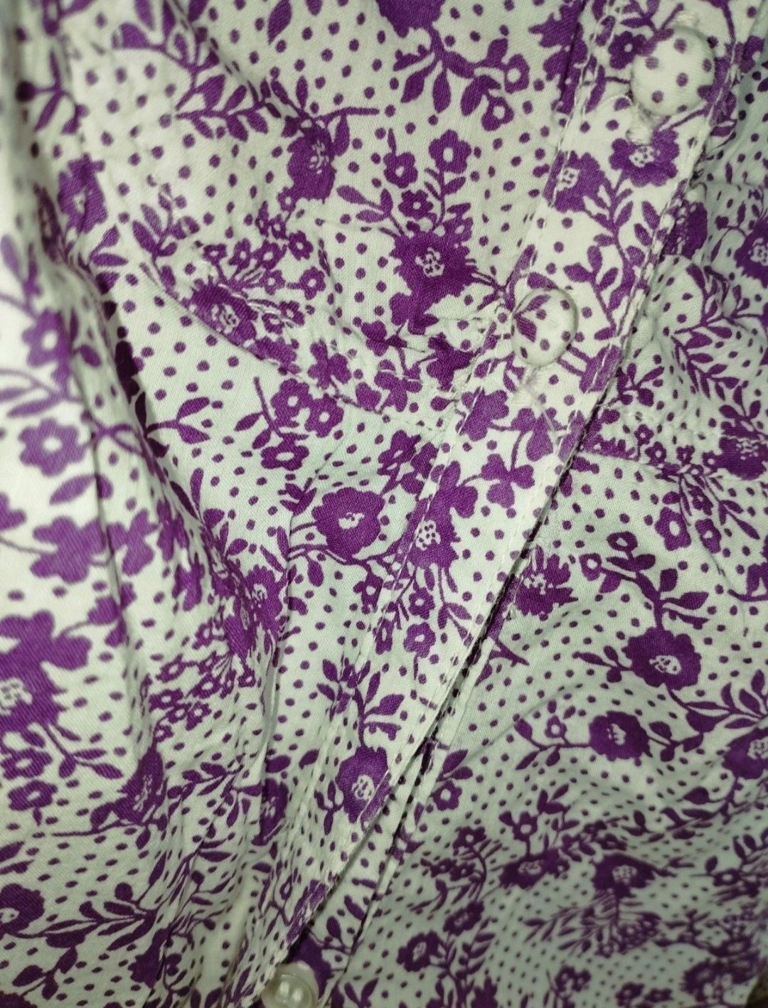 Koszulka w kwiaty H&M cottagecore fairy 100% bawełna