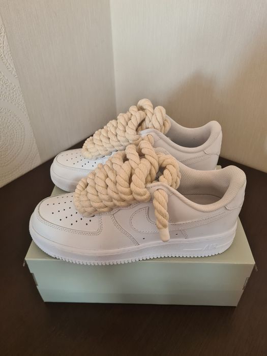 36-45.5 Nike air force 1 rope laces