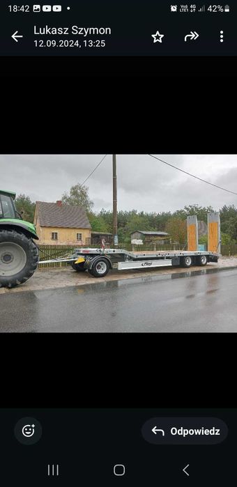 niskopodwozie 30ton transport wynajem
