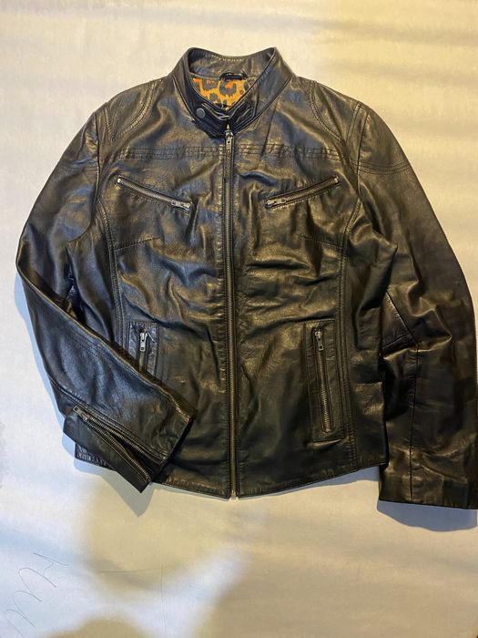 Шкірина куртка М