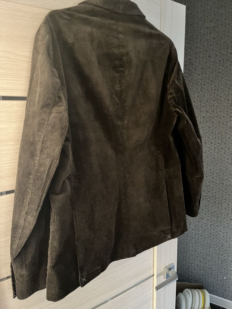Вельветовый пиджак Massimo Dutti