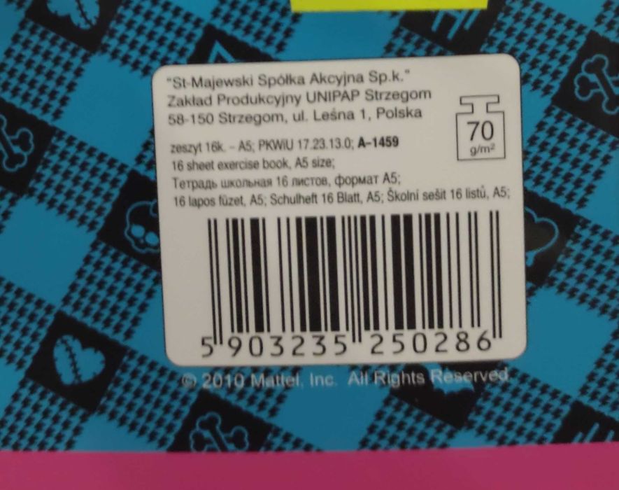 Lalki Monster high  magazyny gazetki zeszyt Rękawiczka teczka za darmo