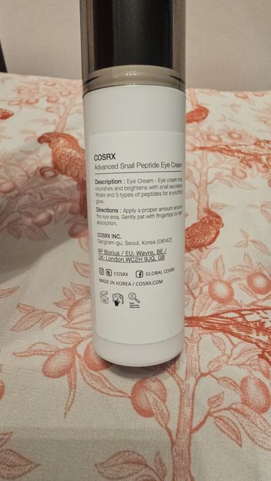 COSRX Advanced Snail Peptide Eye Cream, krem pod oczy
