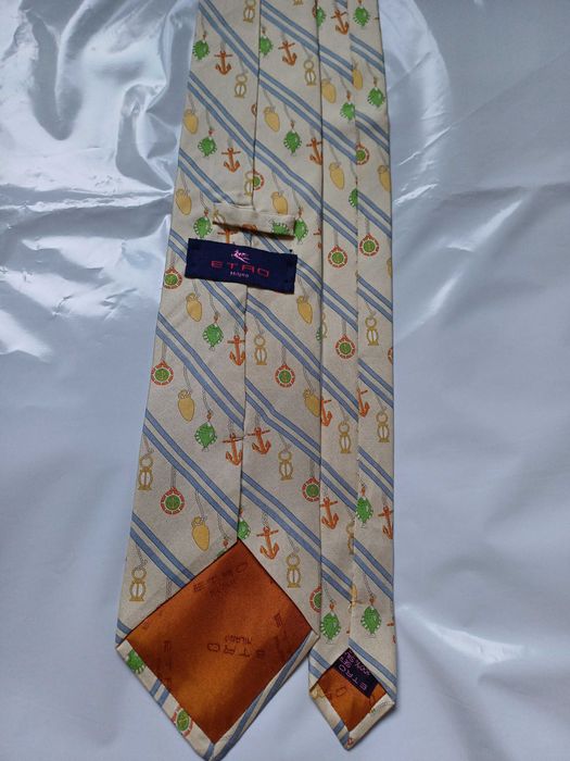 Etro Milano jedwabny krawat