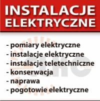 ELEKTRYK. Usługi elektryczne i instalacyjne. W domach i mieszkaniach.