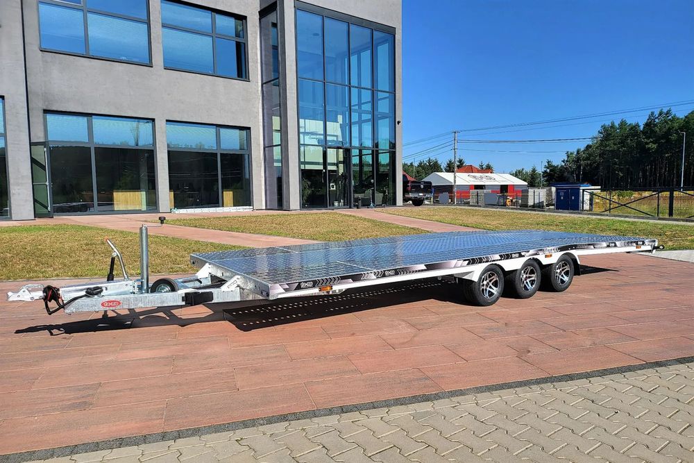 TA-NO SCORPIO  Przyczepa fabrycznie nowa, 3 osiowa, 5m, 3,5t, model SCORPIO