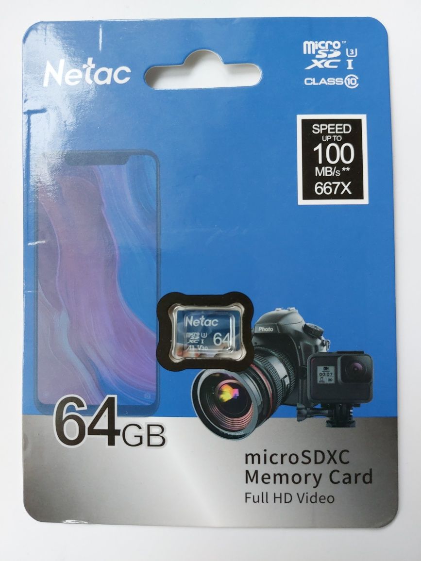 Karta micro SDXC Netac 64gb