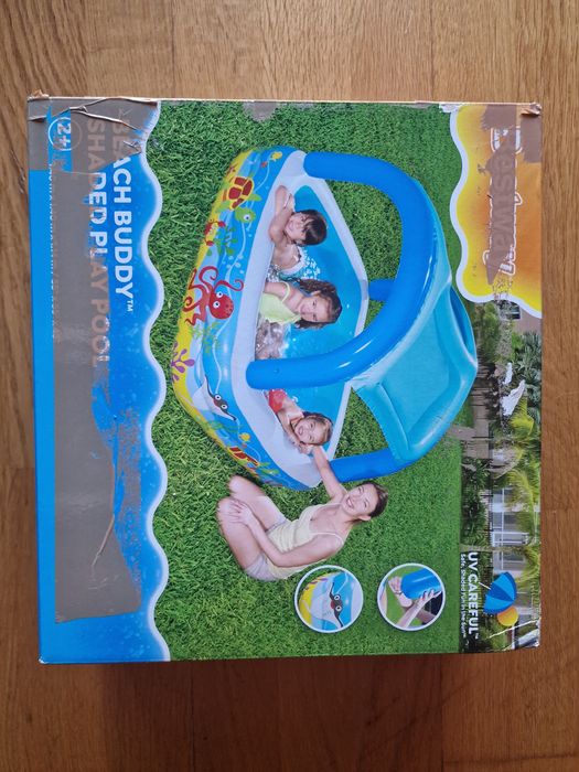 Piscina insuflável para crianças / Beach Buddy Shaded Play Pool