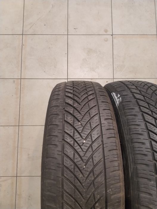 2 opony wielosezonowe Tracmax 195/65/15 para zima lato  6mm 21r