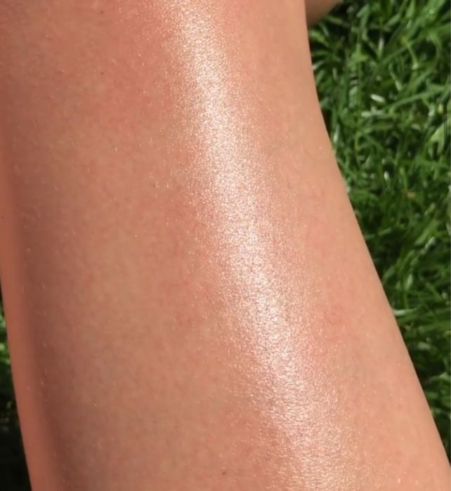 Кокосова длія шимер для засмаги