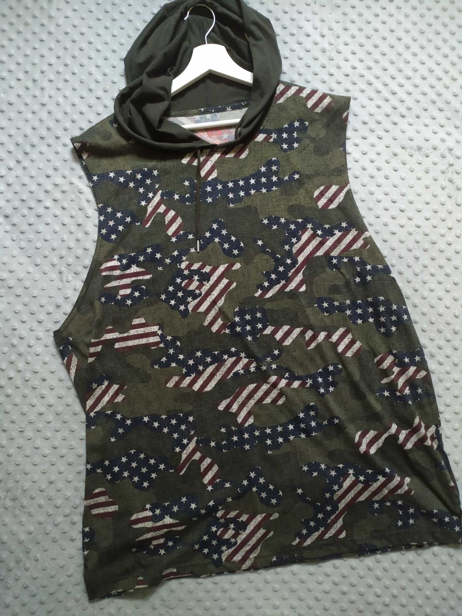 Bluzka damska bez rękawów Americano RAg XXL kamizelka