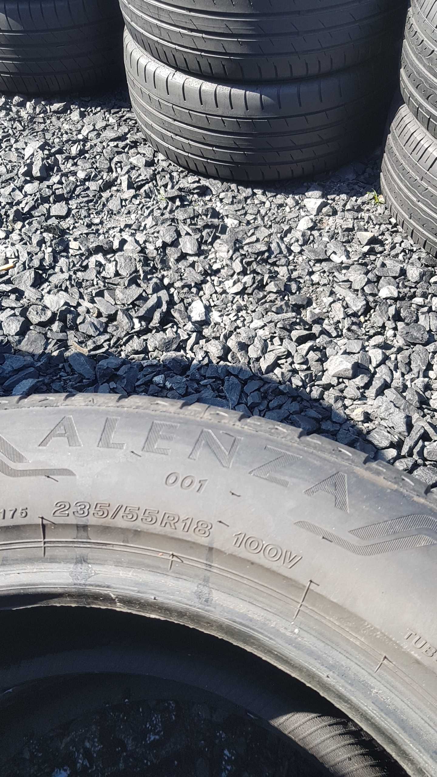 WYSYŁKA 2 Opony Letnie 235 55 R18 Bridgestone Alenza 001. 2019r.