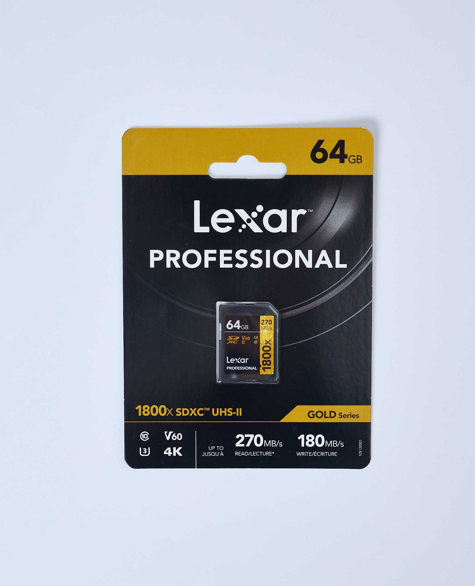 Карта памяти Lexar 64GB Professional 1800x UHS-II SDXC