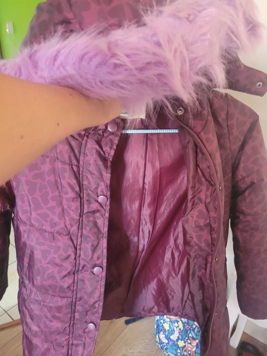 Kurtka dla dziewczynki 122 cm jak nowa
